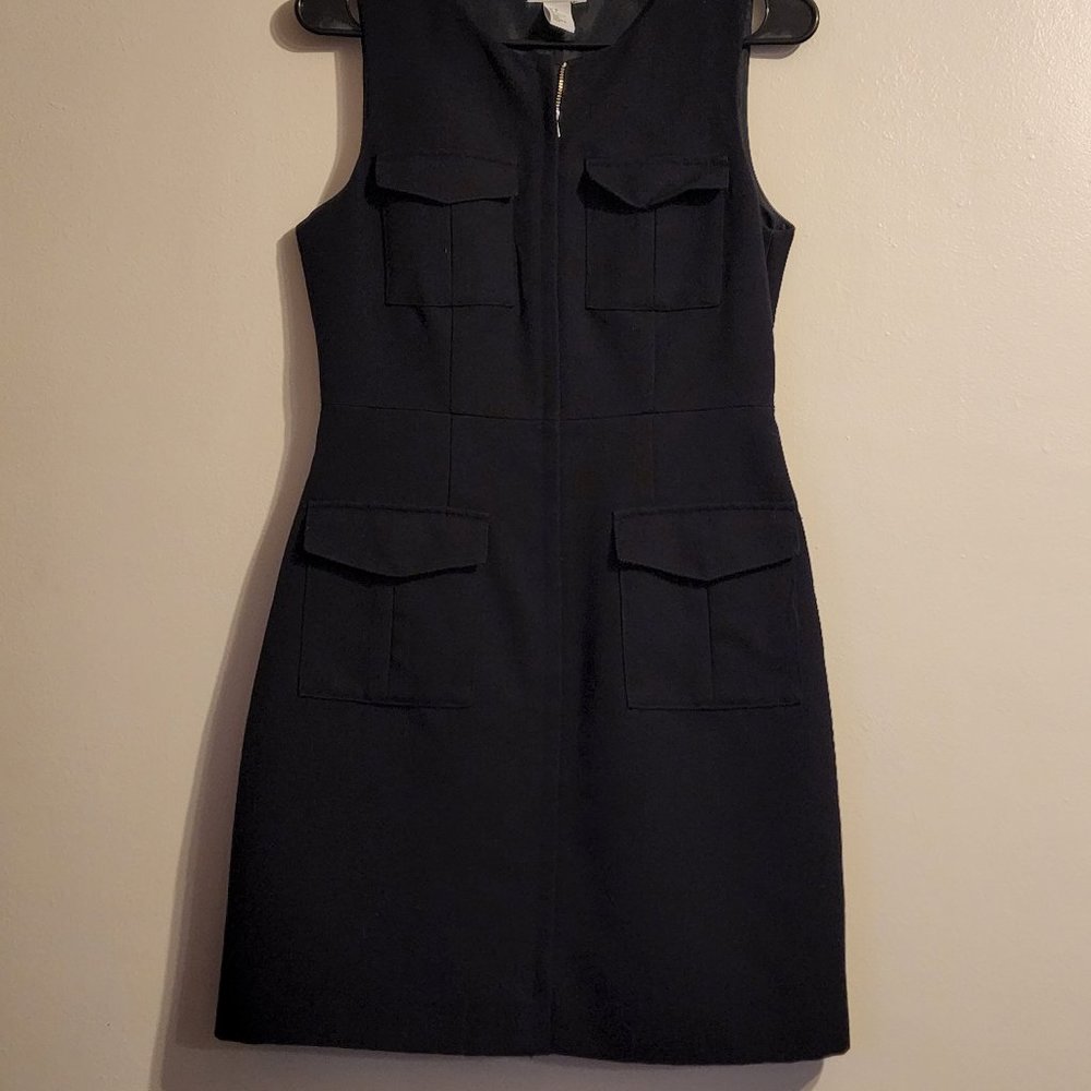 H&M Navy Blue Pocketed Dress